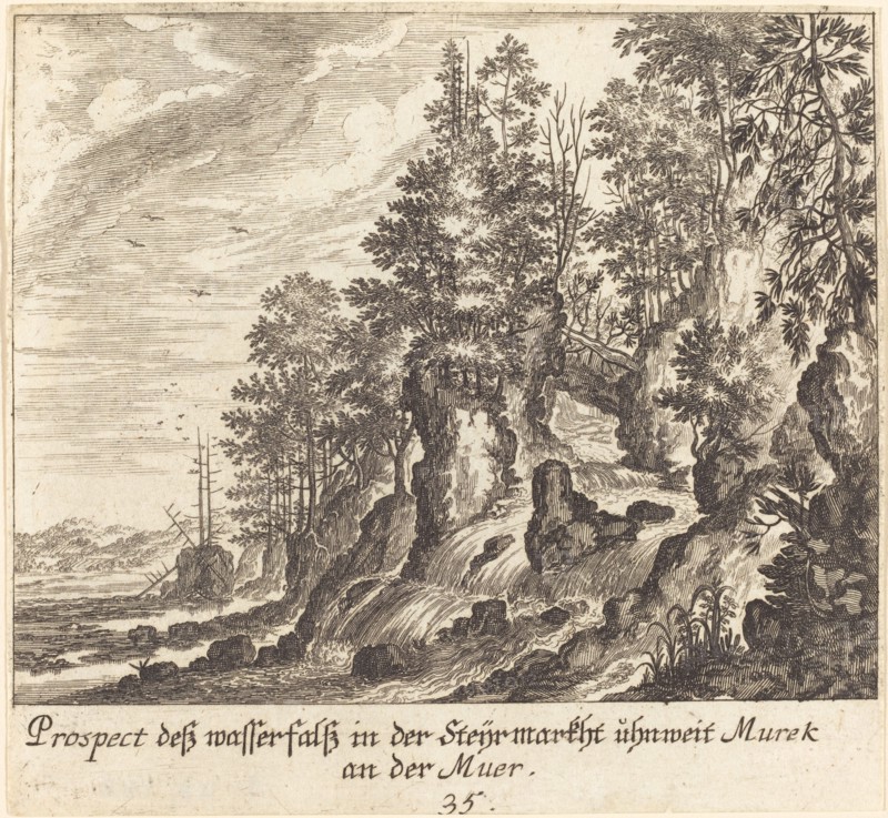 Waterfall, 1681.