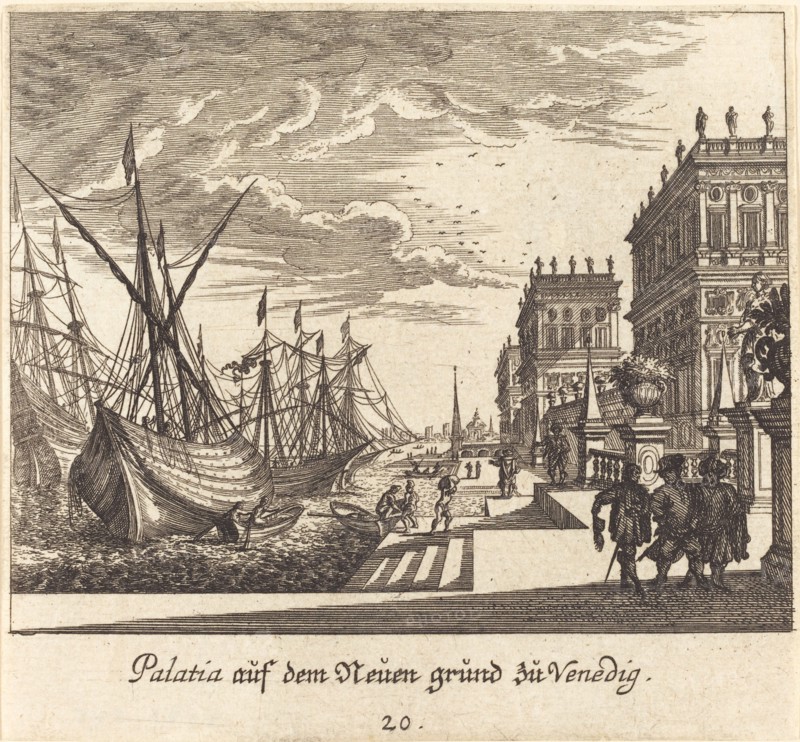 Palaces, Venice, 1681.
