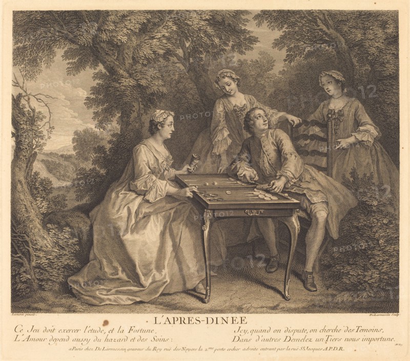 L'apres-diner, 1741.