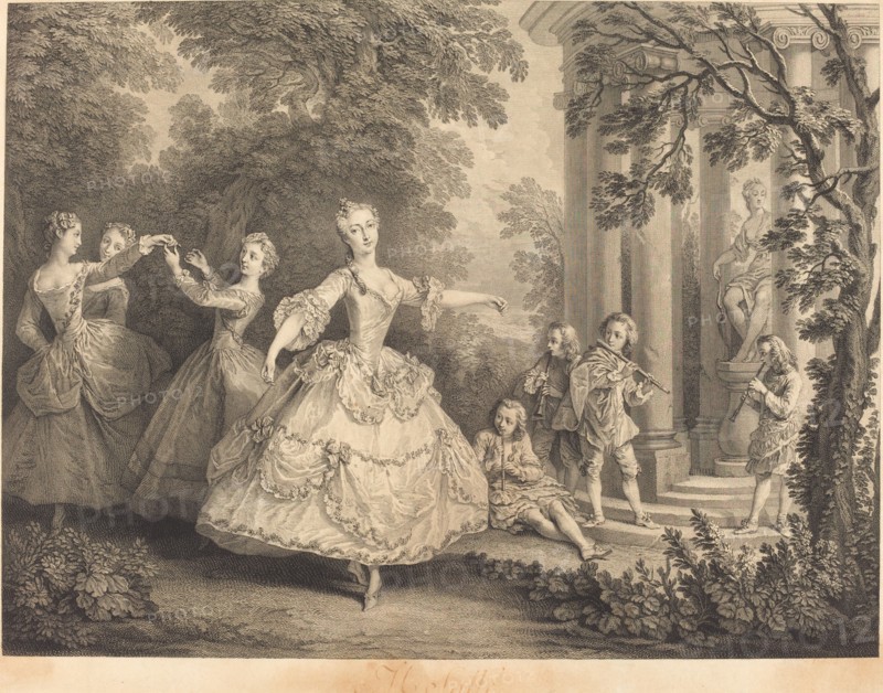 Mlle. Salle, 1732.