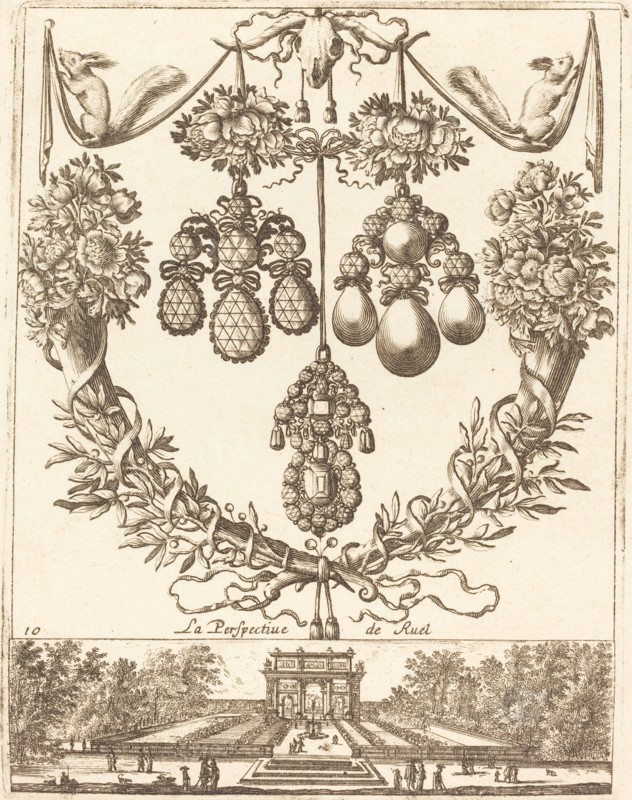 Perspective de Ruel, probably 1665.