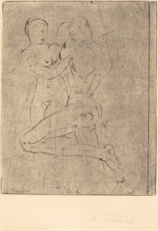 Rape II (Raub II, Weib halb), 1911.