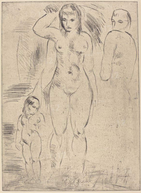 Woman and Child (Weib und Kind), 1914.