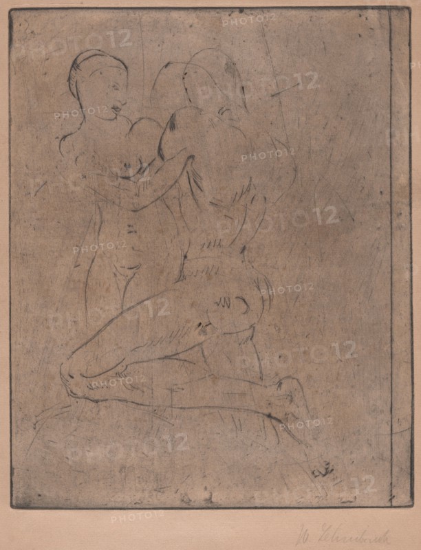 Rape II (Raub II, Weib halb), 1911.