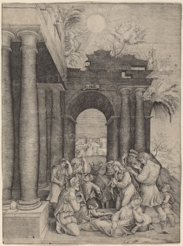 The Adoration of the Shepherds.
