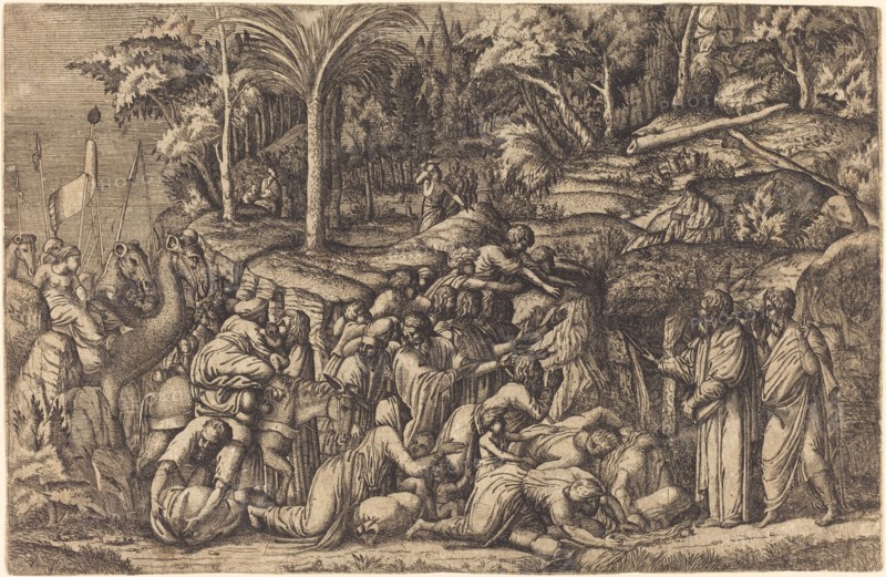 Moses Striking the Rock.