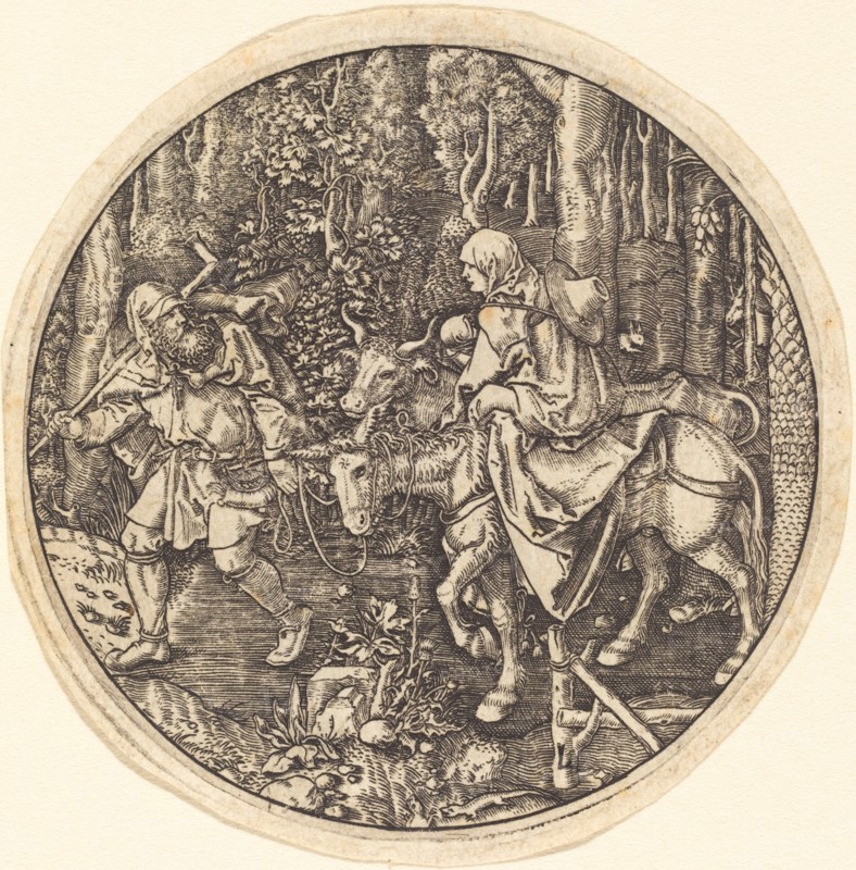 The Flight into Egypt.