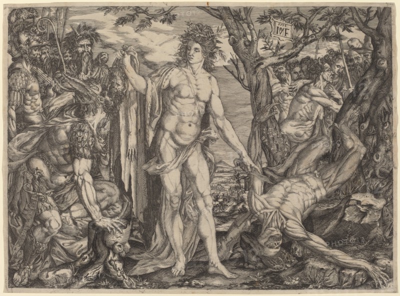 Apollo and Marsyas, 1536.