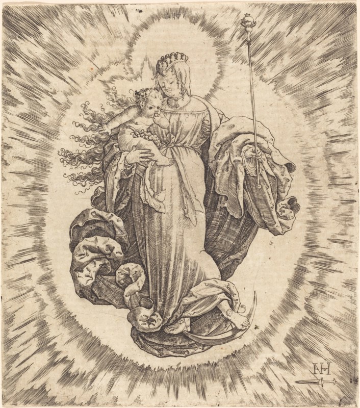 Madonna on a Crescent.