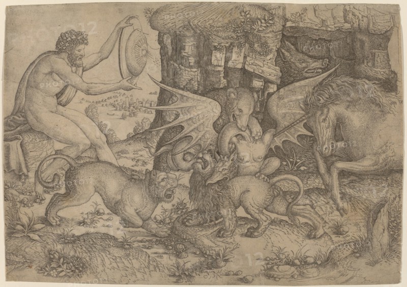 Allegorical Theme: Combat of Animals, c. 1515/1520.