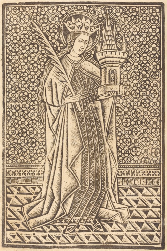 Saint Barbara, 1480 or after.