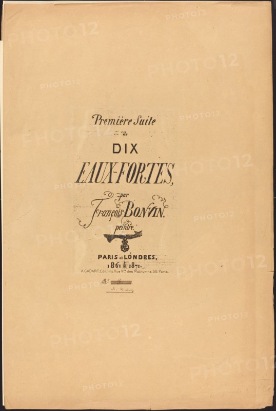 First suite of ten etchings (Première Suite de dix eaux-fortes), 1861-1871.