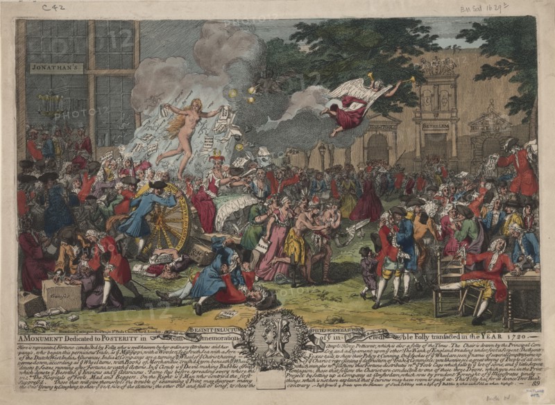 A monument dedicated to posterity in commemoration of ye incredible folly transacted in the year 1720,  1763 - 1793.