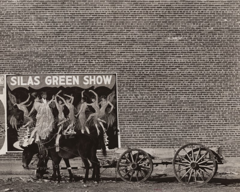 Minstrel poster in Alabama town,  1936-01.