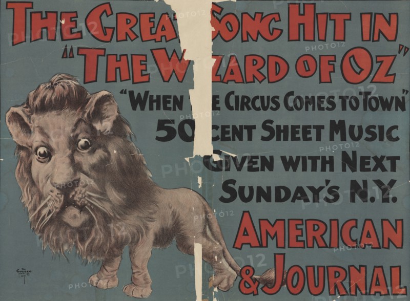 Promotional poster for the stage production The Wizard of Oz ["The Greatest Song..., c1903. Creator: Unknown.