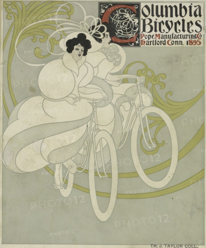Columbia Bicycles, c1895.