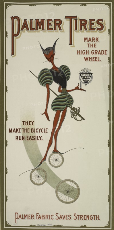 Palmer tires, c1895 - 1917.