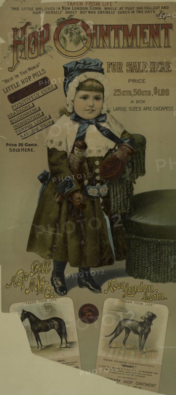 Hop ointment, c1895 - 1917.