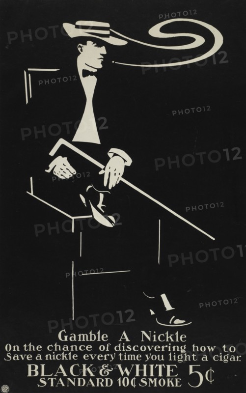 Gamble a nickle [sic] [..] Black & White, c1895 - 1917.