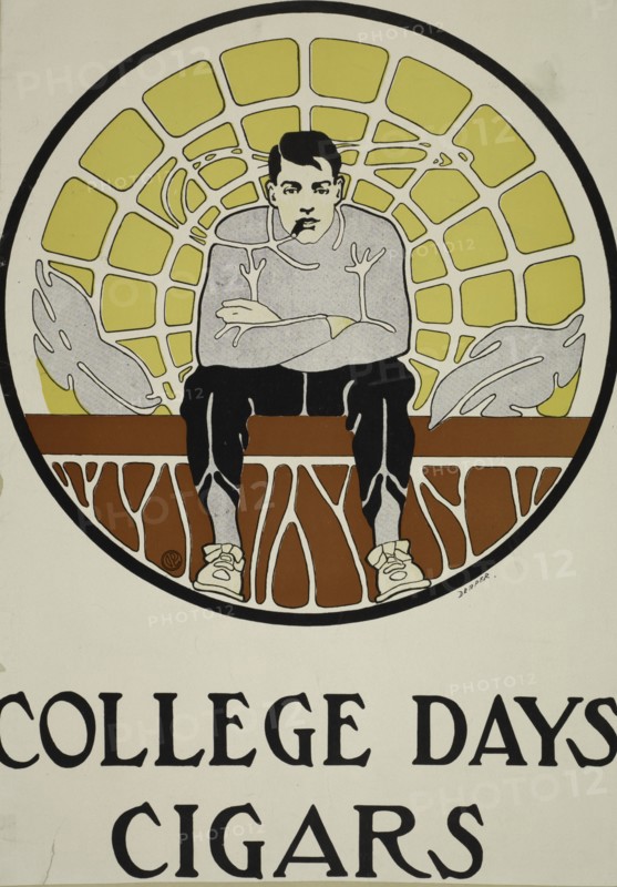 College days cigars, c1895 - 1917.