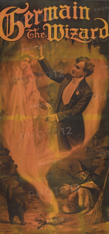Germain the Wizard, c1908. [Publisher: Schmitz-Horning Co. Lithographers]