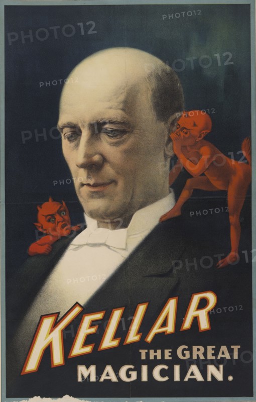 Kellar the Great Magician, c1894. [Publisher: Strobridge Litho Co.; Place: Cincinnati, Ohio]
