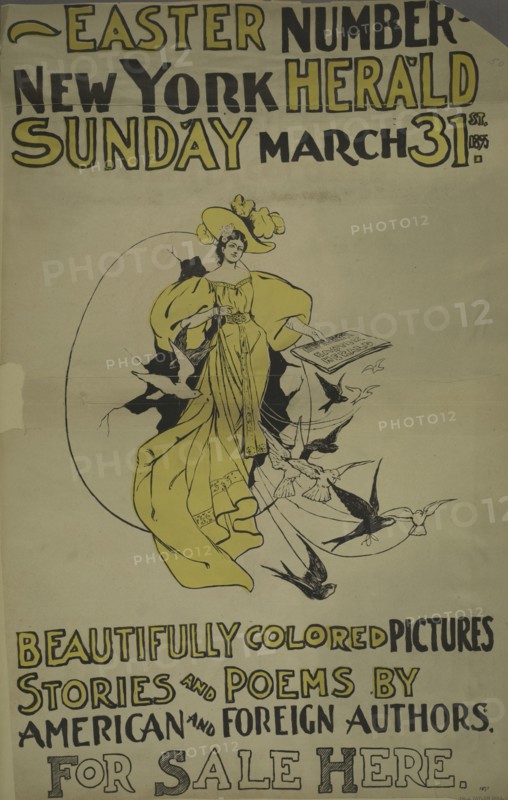 Easter number New York herald Sunday March 31st 1895, c1893 - 1897.