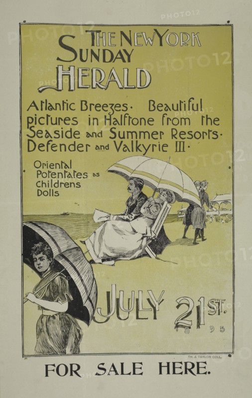 The New York Sunday herald. July 21st 1895, c1893 - 1897.