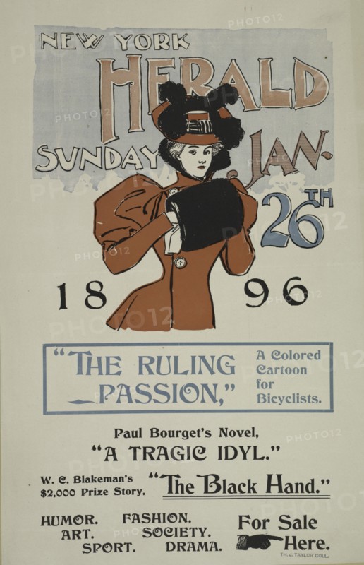 New York herald. Sunday Jan 26th 1896, c1893 - 1897.