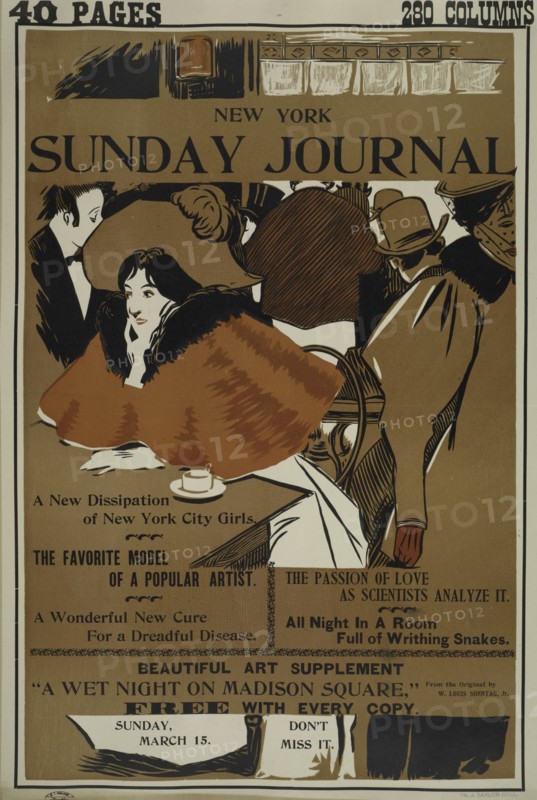 New York Sunday journal. Sunday, March 5, c1893 - 1897.