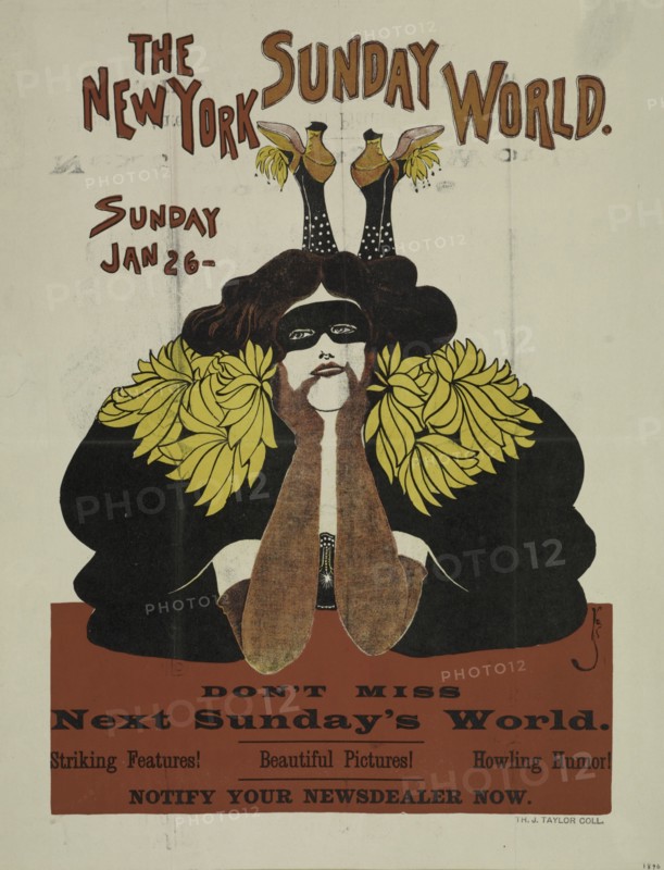The New York Sunday world. Sunday Jan 26. 1896, c1893 - 1897.
