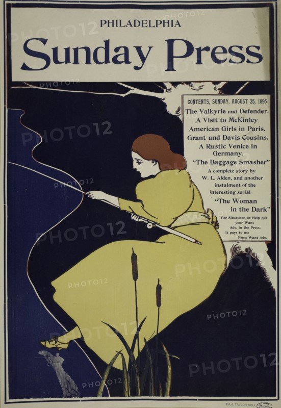 Philadelphia Sunday press. Sunday, August 25, 1895, c1893 - 1897.