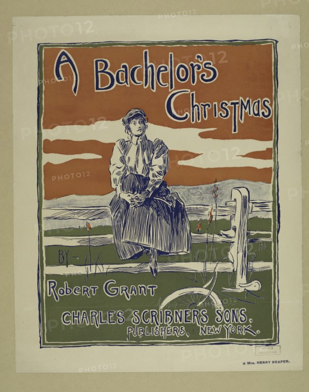 A bachelor's Christmas, c1895 - 1911. Originally published: 1895