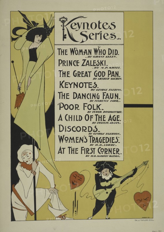 Keynotes series, c1895.