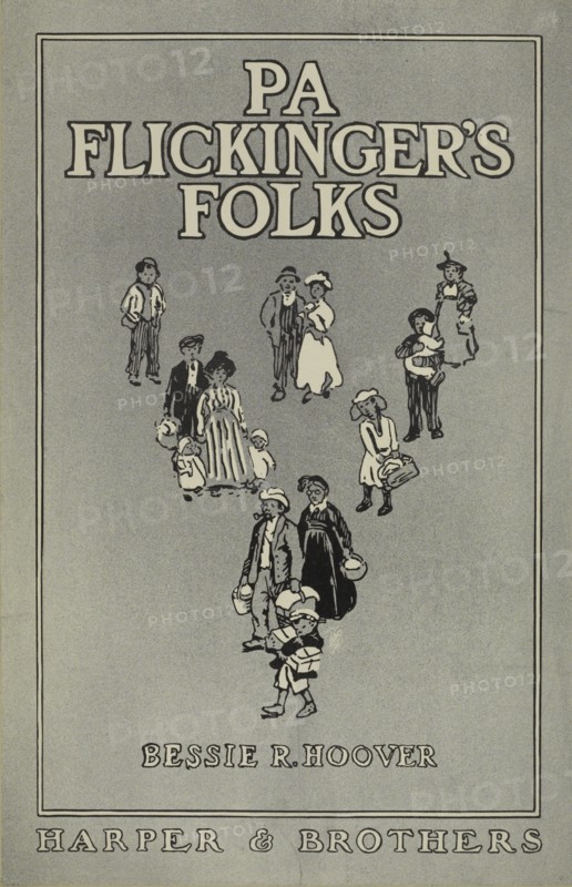 Pa Flickinger's folks, c1895 - 1911. Published: 1909