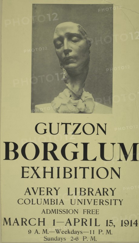 Gutzon Borglum exhibition, c1914.