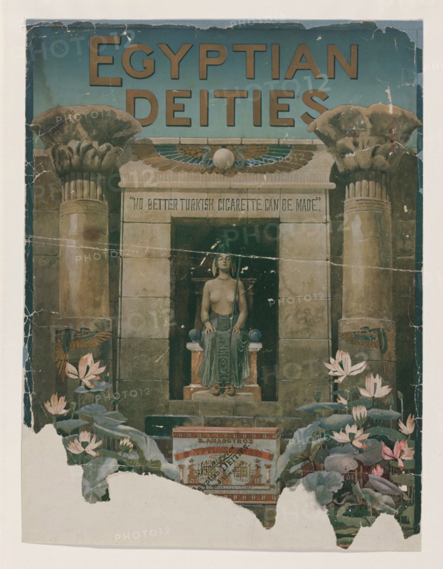Egyptian deities: no better Turkish cigarette can be made, c1904.