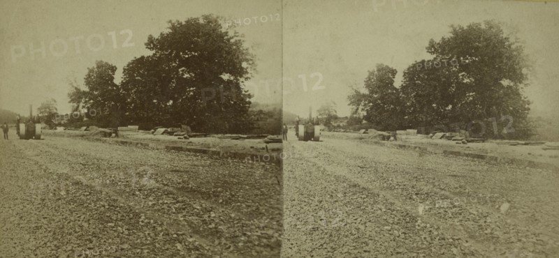Paving of Lenox Ave. north of Central Park., c1850-1930.