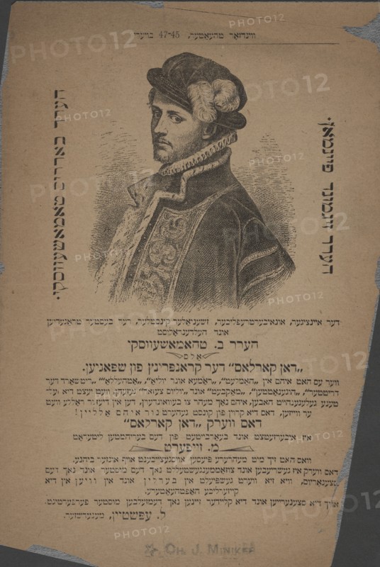Don karlos, c1894. [Publisher: Windsor Theatre; Place: New York]