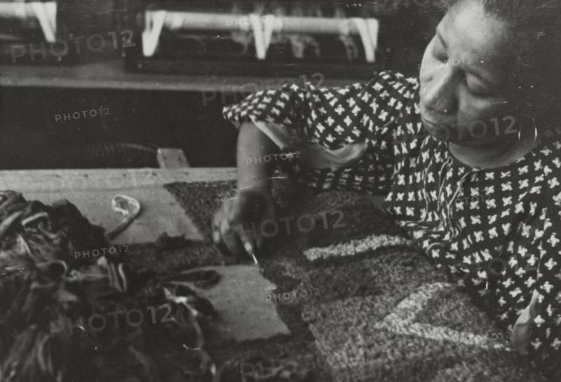 Female student, art class at Harlem Community Art Center, 1938.