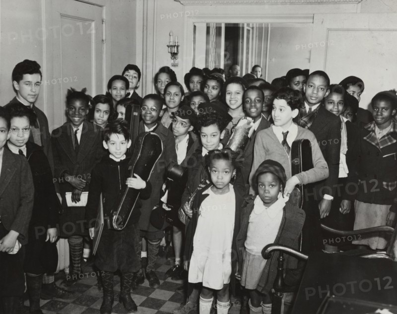 Music class students, 1938.