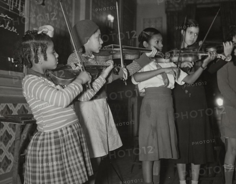 St John's Music, violin students, 1936.