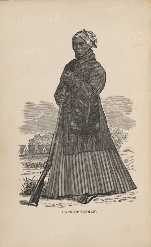 Scenes in the life of Harriet Tubman, [Frontispiece], 1869.