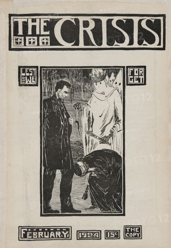The Crisis: a record of the darker races , February 1924 [Cover].