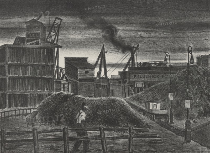 Harlem Coal Yard, ca.1935 - 1943.