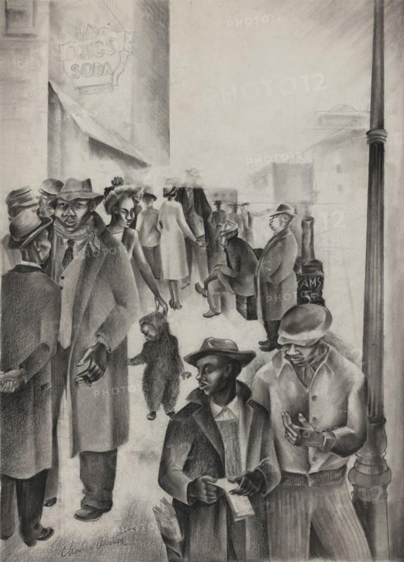 Harlem Street Scene, ca.1935 - 1943.