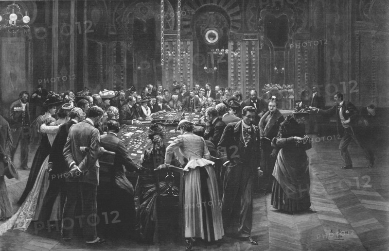 ''The Gambling Rooms at Monte Carlo --"Rein Ne Va Plus" ', 1890. Creator: Jean Beraud.