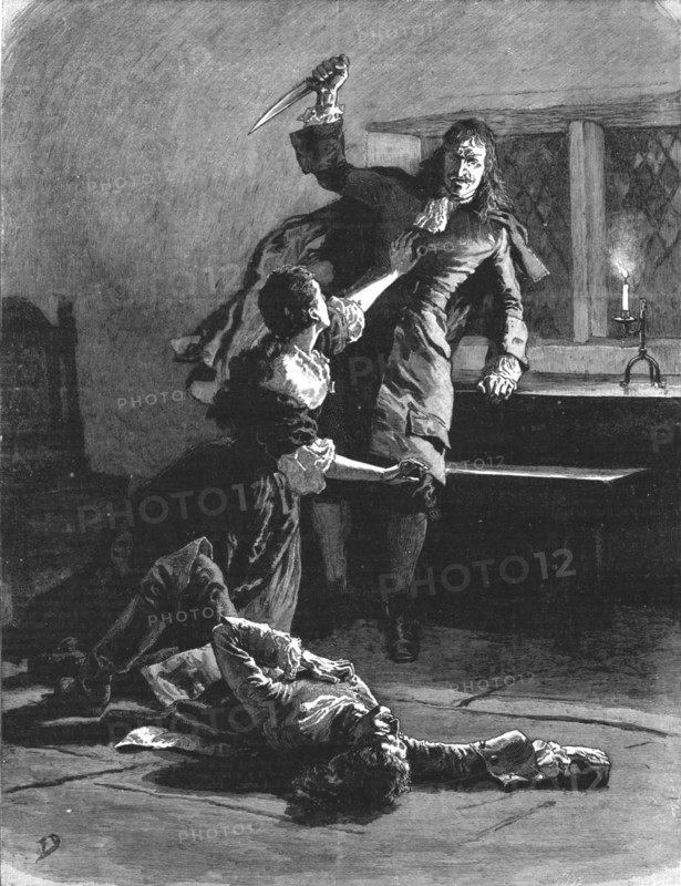 ''"Urith: A Tale of Dartmoor", By S. Baring Gould, M. A.; "That for Urith" ', 1890. Creator: Frank Dadd.