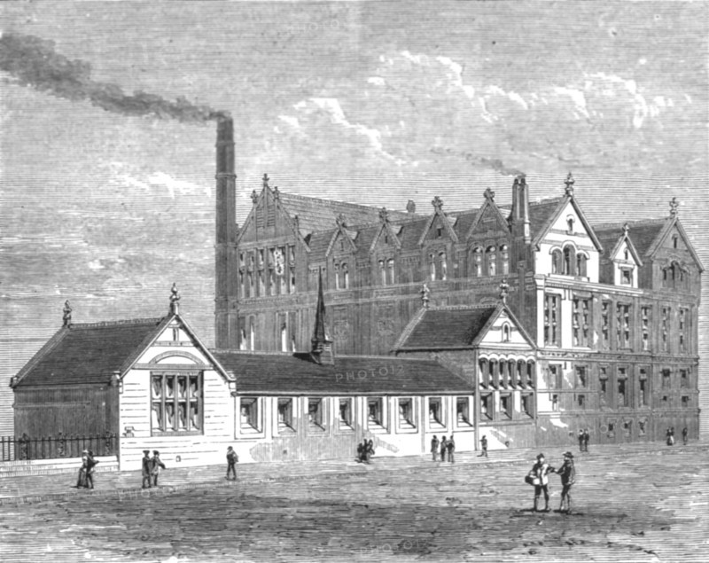 ''The Walker Engineering Laboratories at Liverpool; The View of the Laboratories from Brownlow Hill( Creator: Unknown.