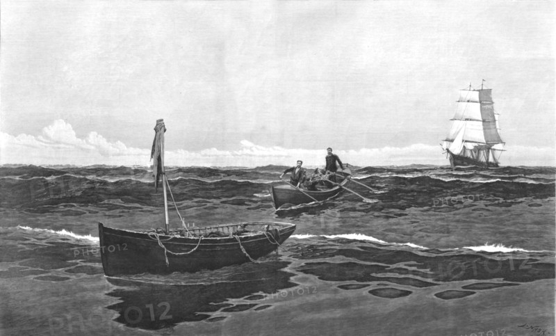 ''Too Late" after Joseph Nash, RI', 1891. Creator: Unknown.